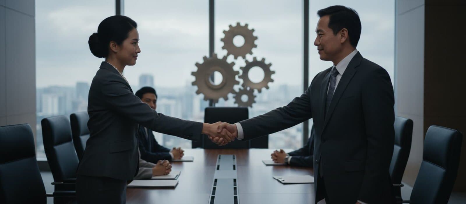 A cross-border deal room