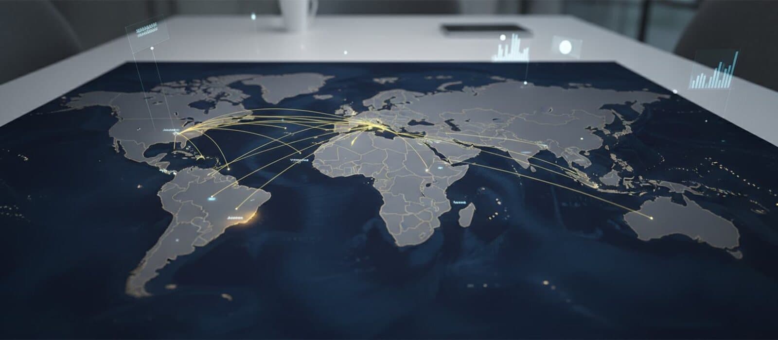 A corridor trade map